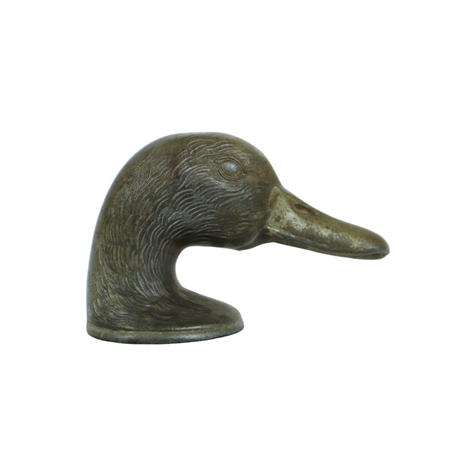 Ducky paris pewter bottle opener brass collector's item bar 1940s
