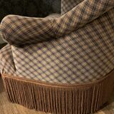 Fauteuil crapaud velours