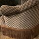 Velvet toad armchair
