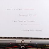 Custom Scheidegger International 2000 Typewriter