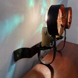 Vintage wall lamps in wrought iron and Murano glass paste from the 50s and 60s