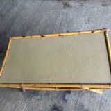 Vintage rattan table