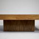 Large Etched Coffee Table by Bernhard Rohne, Germany 1960s