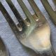 Art deco cutlery set in silver metal rex , 35 pieces