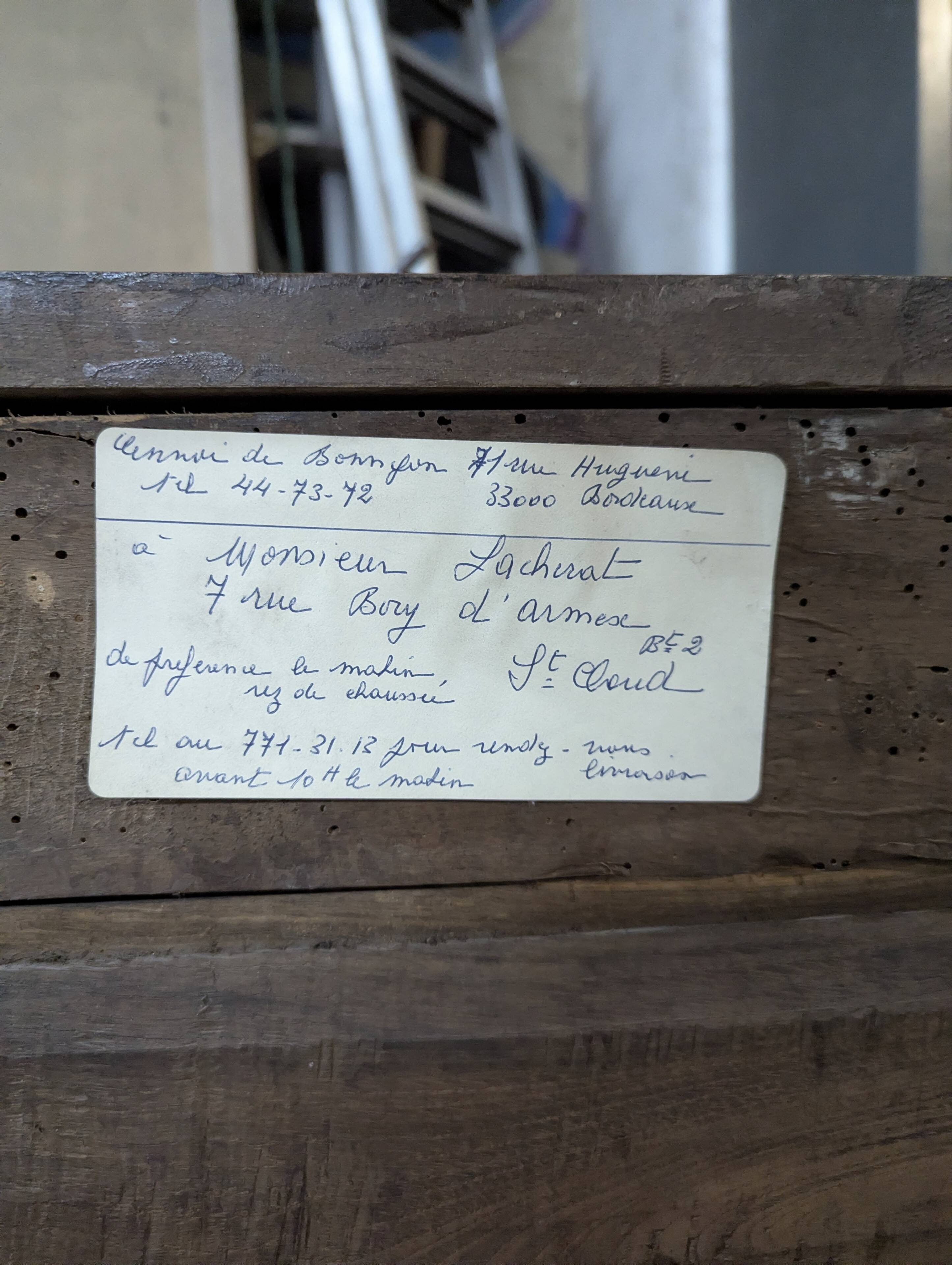 Walnut enfilade from the Restoration period.