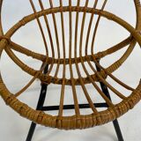 Vintage Rattan children's chair Rohe Noordwolde 1960s Design