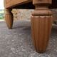 Console / side table / Art Deco bedside table renovated in solid walnut