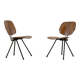 PAIR FOLDING-CHAIRS S88 BY OSVALDO BORSANI FOR TECNO