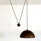 Suspension à contrepoids en laiton vintage Florian Schulz