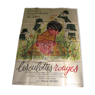 Affiche "Les culottes rouges"