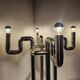 Sculptural floor lamp Space Age Rombo by Gaetano Missaglia