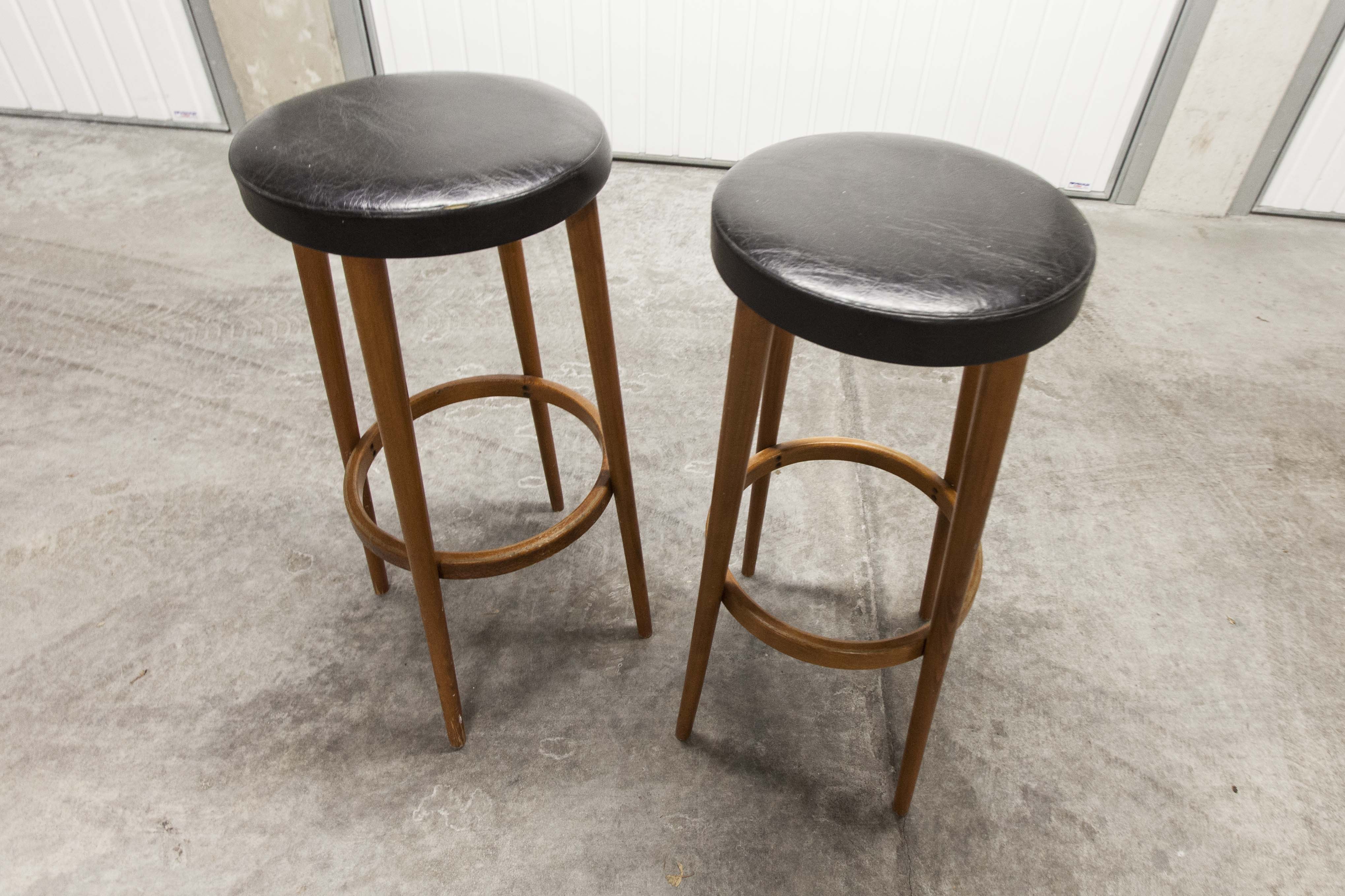 Pair of stools bar baumann 87