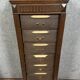 Large Napoleon III period oak cardboard box