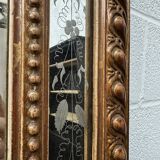 19th century mirror with cherubs