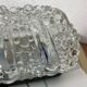 Rectangular wall light ceiling fixture transparent glass antique lamp