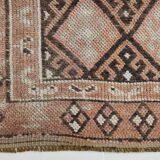 3x12 Soft Red Brown Turkish Runner Rug, 83x365Cm