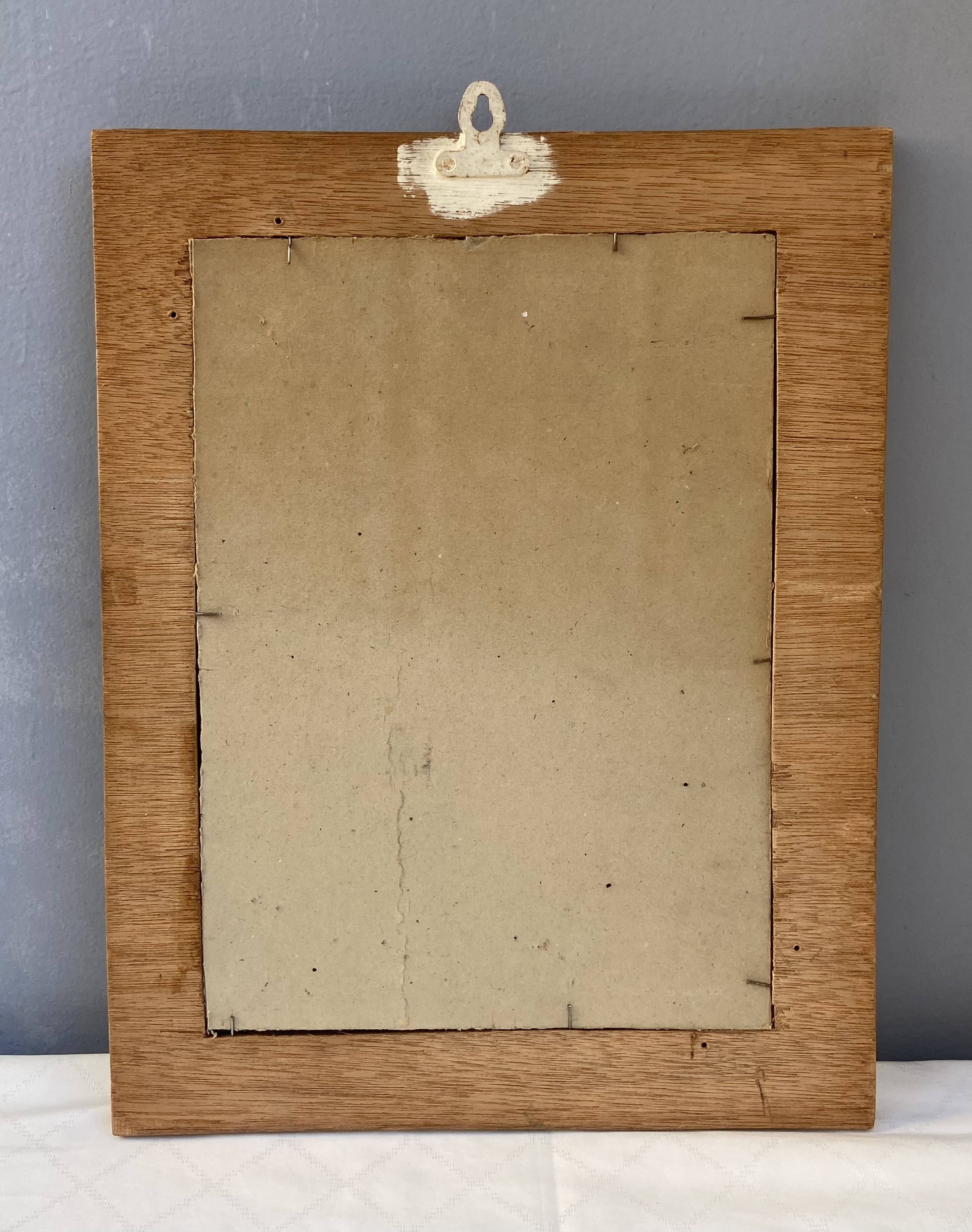 1960s ceramic mirror