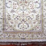 Tapis Cachemire soie fait main 151x92cm