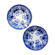 Creil & montereau two old plates faience model flora liseron (a)