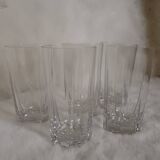 5 bayel crystal long drink glasses