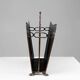 Mid-Century Magazine Rack in Hammered Copper, France, 1890s