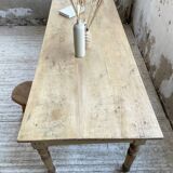 2m walnut drapery farmhouse table
