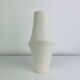 White ceramic vase, organic shape