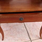 Beech bedside tables. 1930s Art Deco.