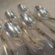6 cuillères à soupe en métal argenté Christofle modèle Atlantide