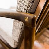 Pair of B7522 armchairs by Zenon Bączyk 1960's