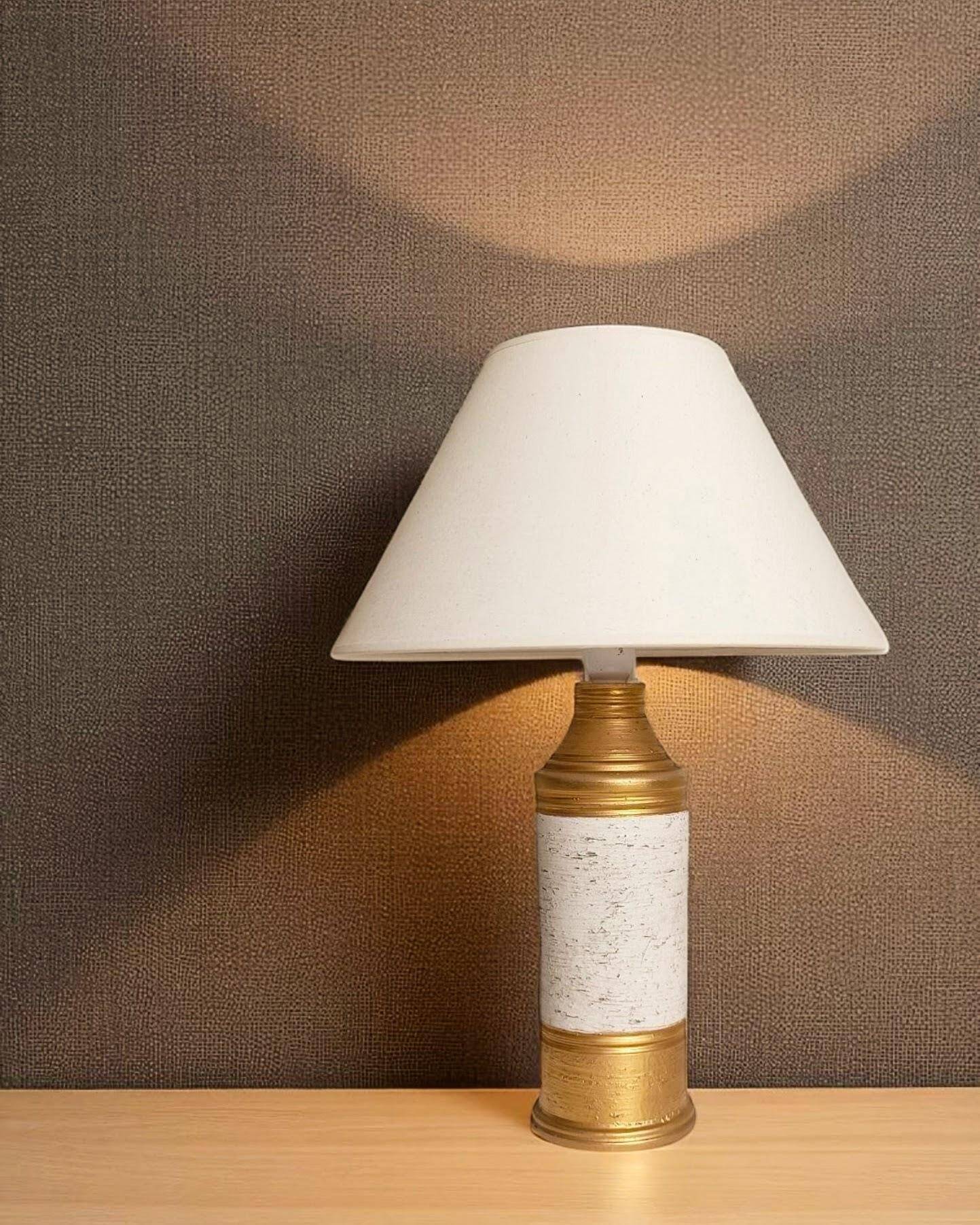 Aldo Londi Ceramic Table Lamp by Bitossi for Bergboms, Italy, 1970s