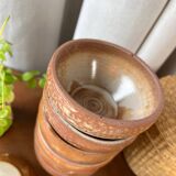7 old stoneware bowls
