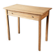 Table bureau console chêne massif 