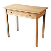 Table bureau console chêne massif 
