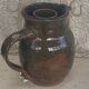 Carafe rafraîchissoir en céramique émaillée et bouchon en liège vintage