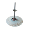 Suspension with frosted glass disc