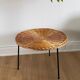 Rattan coffee table by Roberto Mango, Italy 1950s