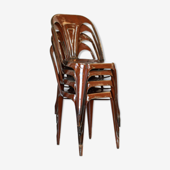 Lot 4 Multipl's bistro chairs 1937 Joseph Mathieu