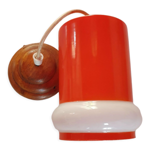 Suspension opaline vintage années