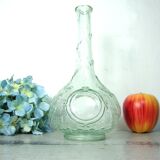 Transparent glass bottle, water decanter