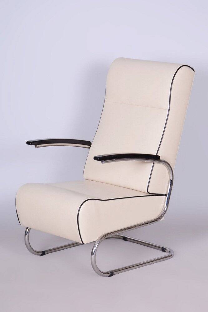 Bauhaus Armchair attributed to Mücke-Melder, 1930s
