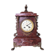 Napoleon III pink marble chimney clock