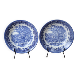 2 assiettes creuse anglaise Churchill