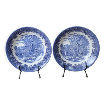 2 assiettes creuse anglaise Churchill
