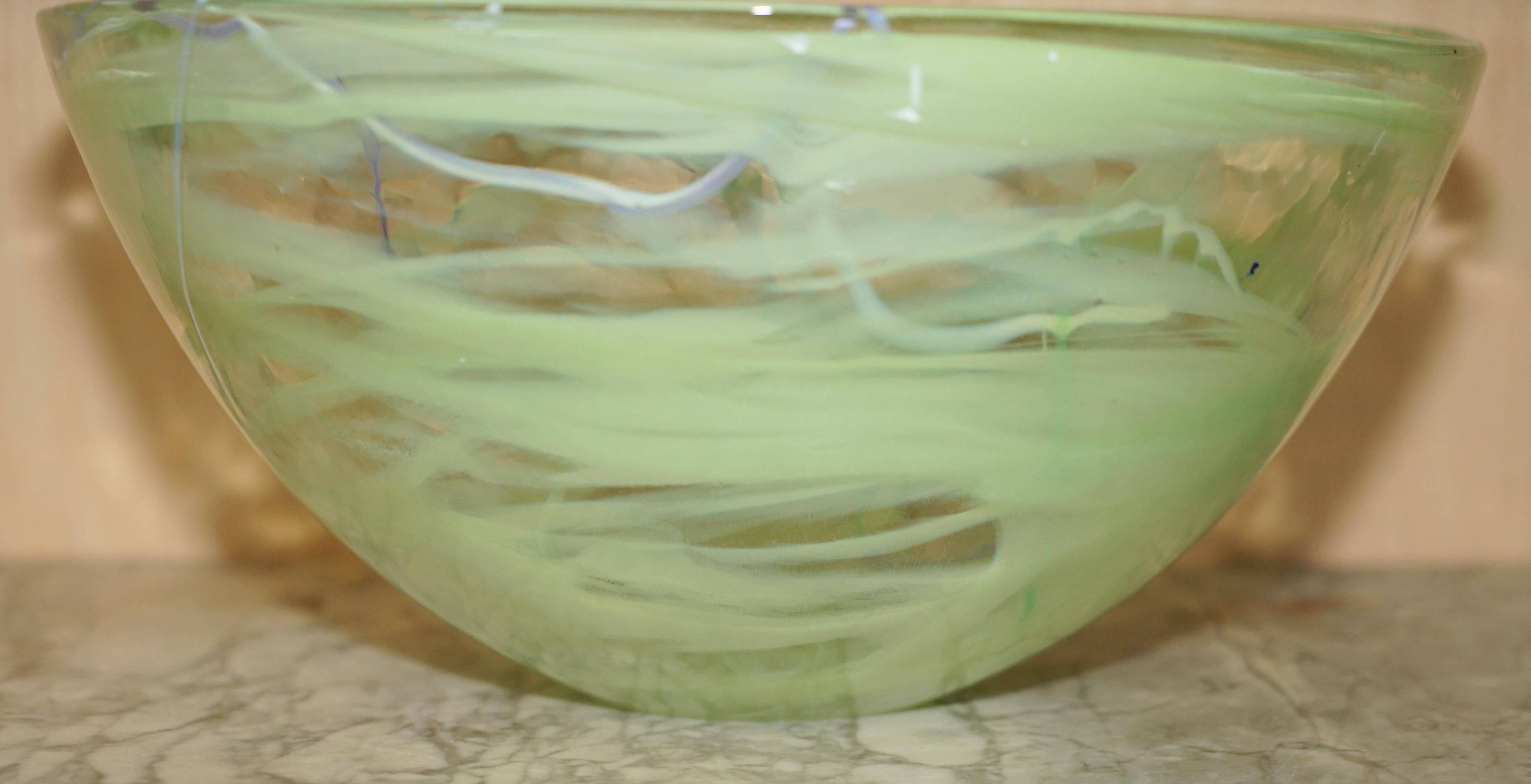 Kosta Boda decorative bowl in glass by Anna Ehrner