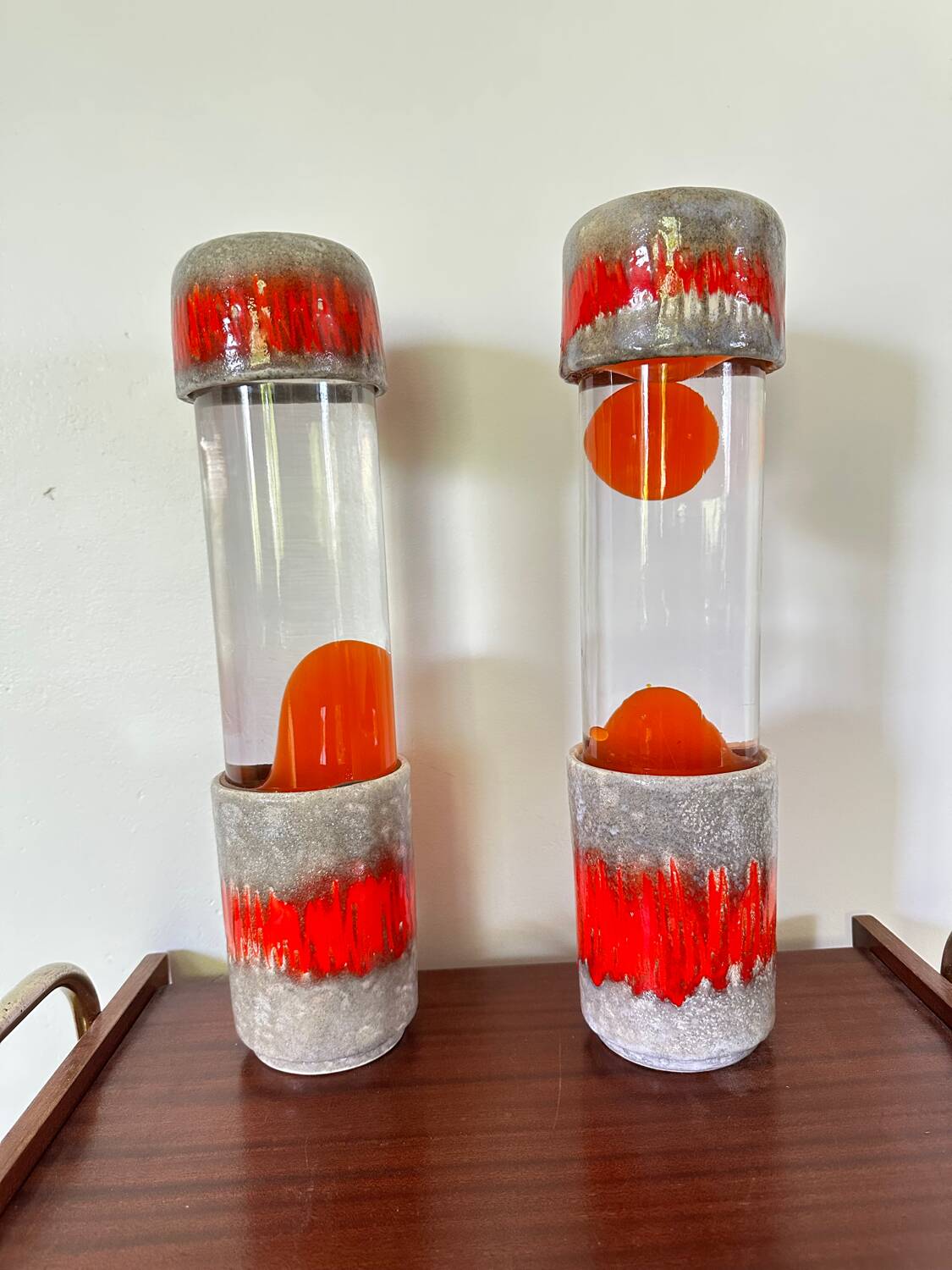 Vintage lava lamps Vallauris