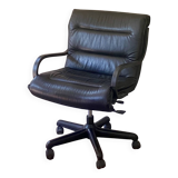 Adjustable Leather Office Chair from the 90s