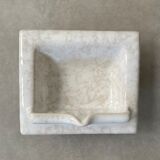 Wall mounted ceramic soap dish