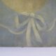 Antique signed painting portrait of a girl oil on canvas 1880 BM1N