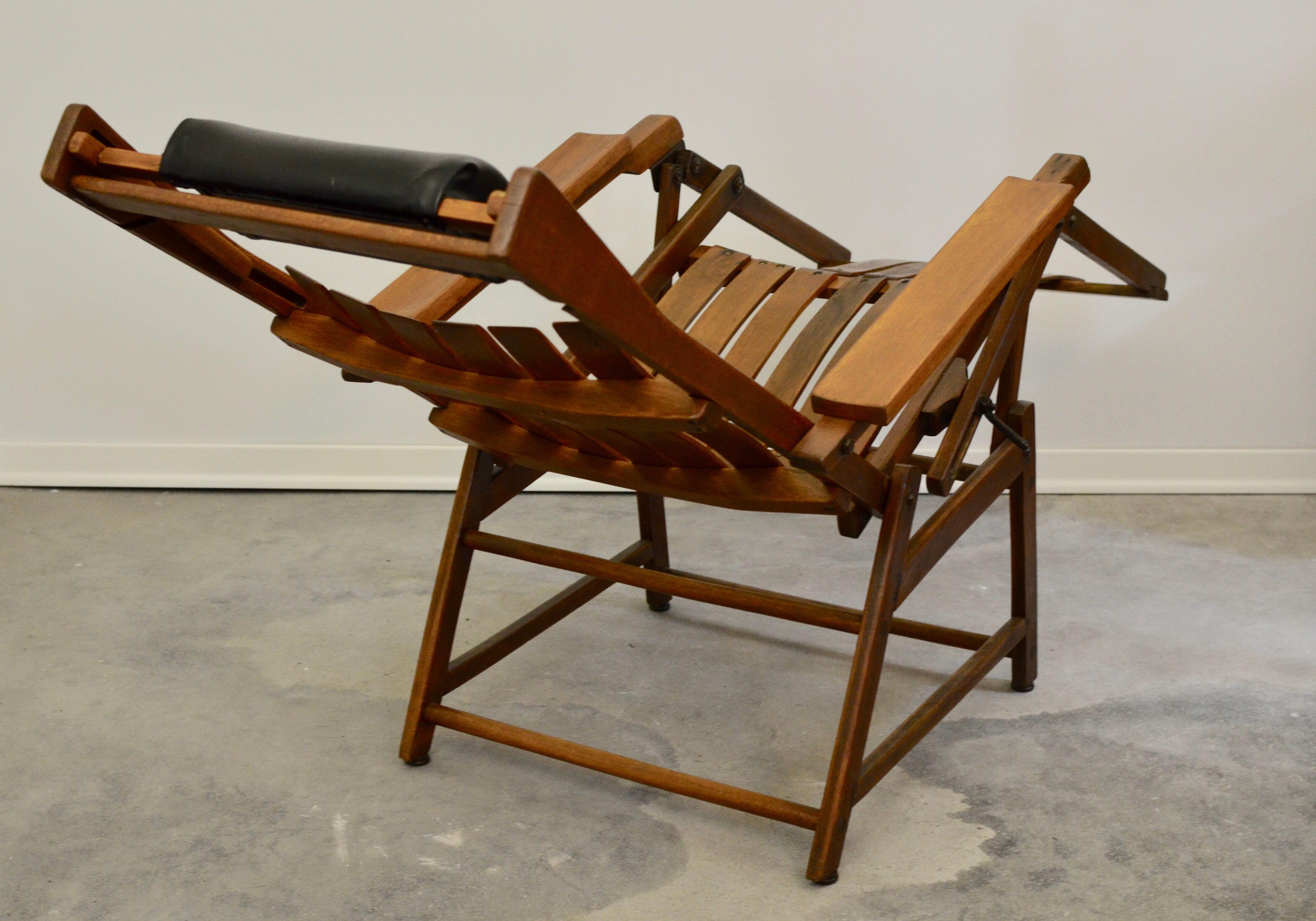 Fauteuil Thonet "modèle "siesta medizinal" avec système Luckhardt